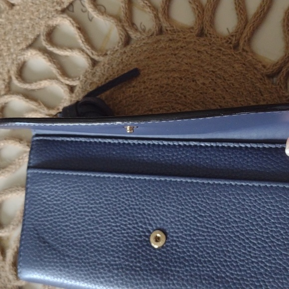 KATE SPADE Long Wallet NAVY NWOT - Picture 12 of 13